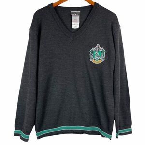 Harry Potter Charades Slytherin Patch Sweater Size Large